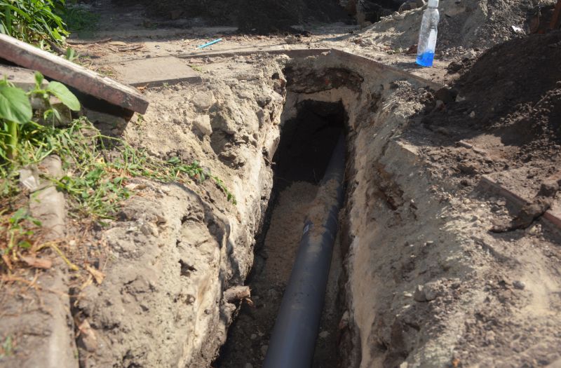 Gas Line Excavation